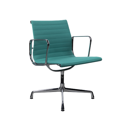 Vitra Eames Ea108 Groen Onderstel Verchroomd