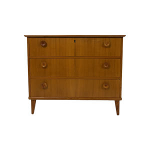 Zweeds / Deens Designer Berkenhouten Ladekast / Commode Storline